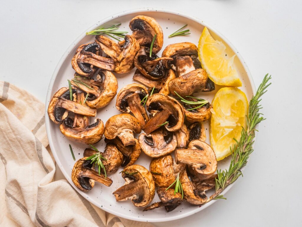 Air Fryer Mushrooms (Low-Carb + Keto)