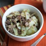 Ground Beef and Cabbage Stir Fry with Bacon
