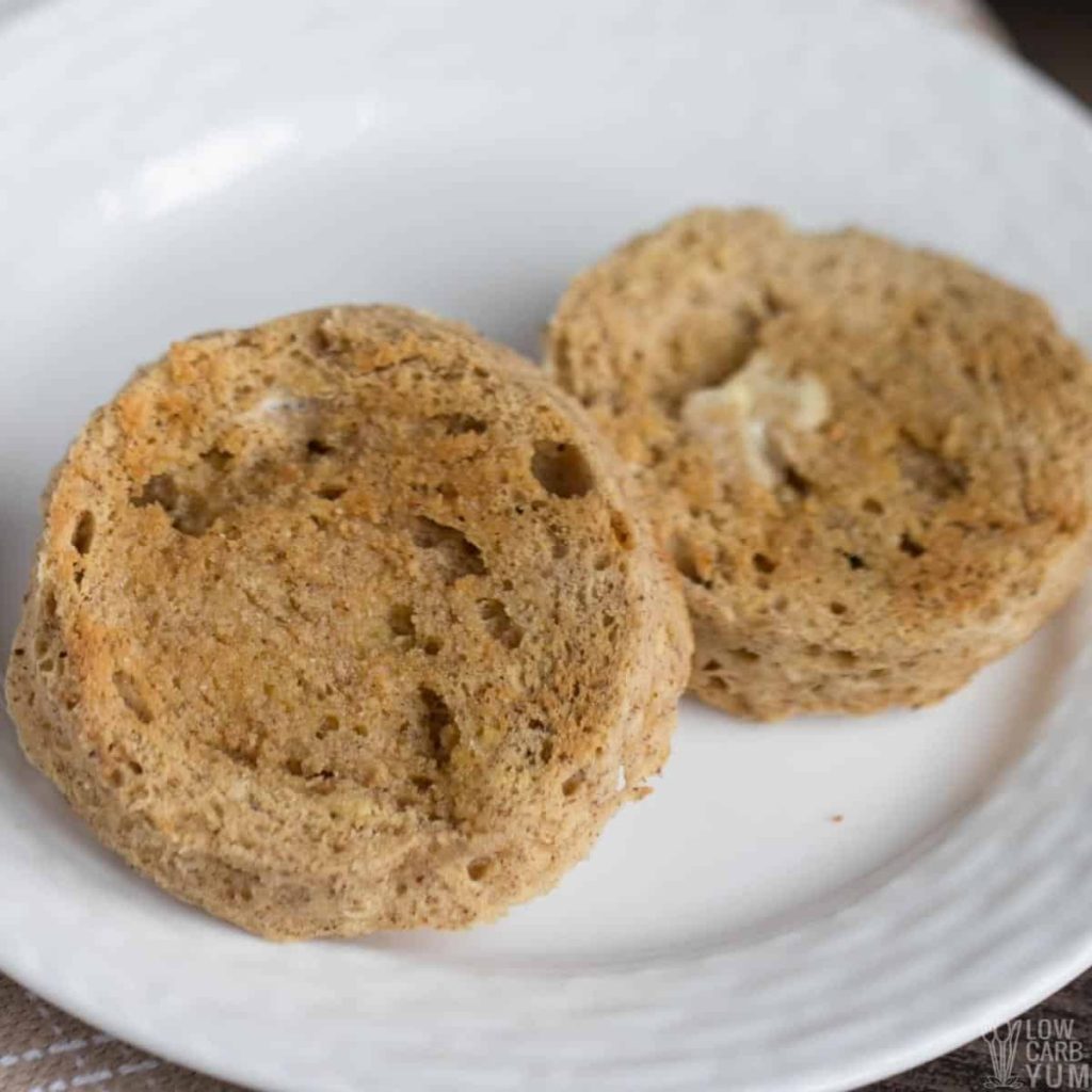 Low Carb English Muffin (In 1 Minute!)